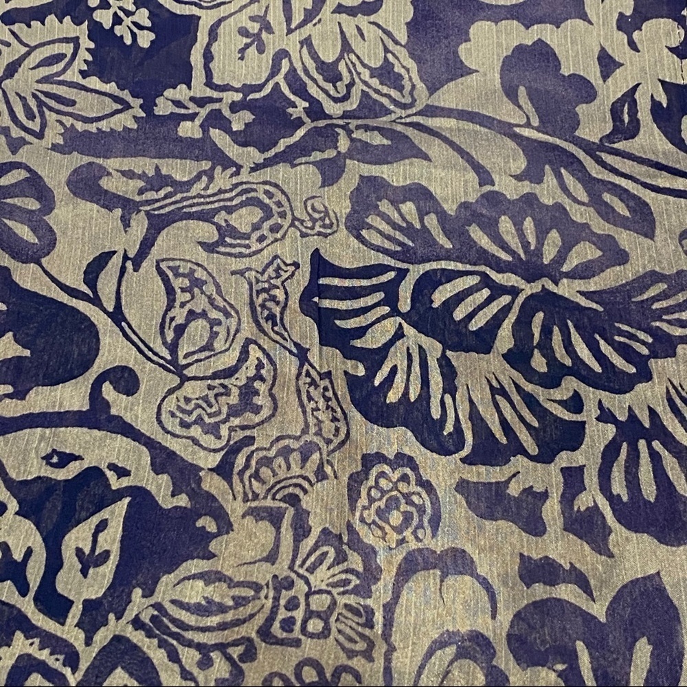 Vintage floral scarf - Picture 4 of 4
